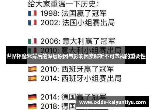 世界杯魔咒背后的深层原因与影响因素解析不可忽视的重要性