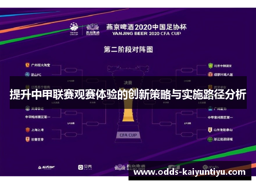 提升中甲联赛观赛体验的创新策略与实施路径分析