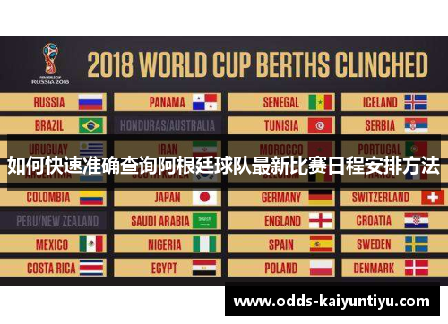 如何快速准确查询阿根廷球队最新比赛日程安排方法